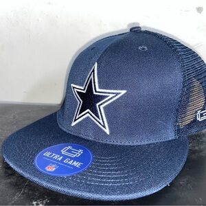 Ultra Game Dallas Cowboys Snapback Cap Flatbrim adjustable